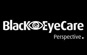 Black eye care logo